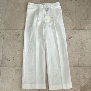Todd Snyder linen pants Gaucho - white
